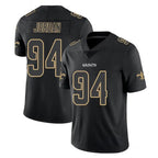 Kooe NO.Saints #94 Cameron Jordan Player Black Impact Limited Home Game Stitched Jerseys