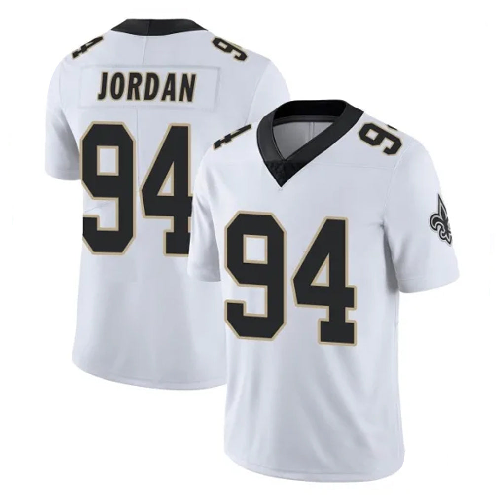 Kooe NO.Saints #94 Cameron Jordan Player White Limited Vapor Untouchable Home Game Stitched Jerseys