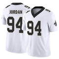 Kooe NO.Saints #94 Cameron Jordan Player White Vapor F.U.S.E. Limited Stitched Jerseys