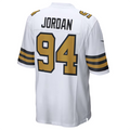 Kooe NO.Saints #94 Cameron Jordan White Alternate Game Stitched American Stitched Jersey