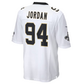 Kooe NO.Saints #94 Cameron Jordan White Game Stitched American Stitched Jerseys
