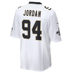Kooe NO.Saints #94 Cameron Jordan White Game Stitched American Stitched Jerseys