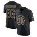 Kooe NO.Saints #96 Carl Granderson Player Black Impact Limited Home Game Stitched Jerseys