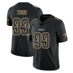 Kooe NO.Saints #99 Chase Young Player Black Impact Limited Home Game Stitched Jerseys
