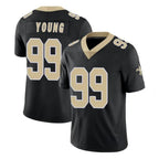Kooe NO.Saints #99 Chase Young Player Black Limited Vapor Untouchable Home Game Stitched Jerseys