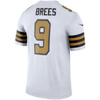 Kooe NO.Saints #9 Drew Brees White Alternate Legend Player Performance Top Stitched Jerseys