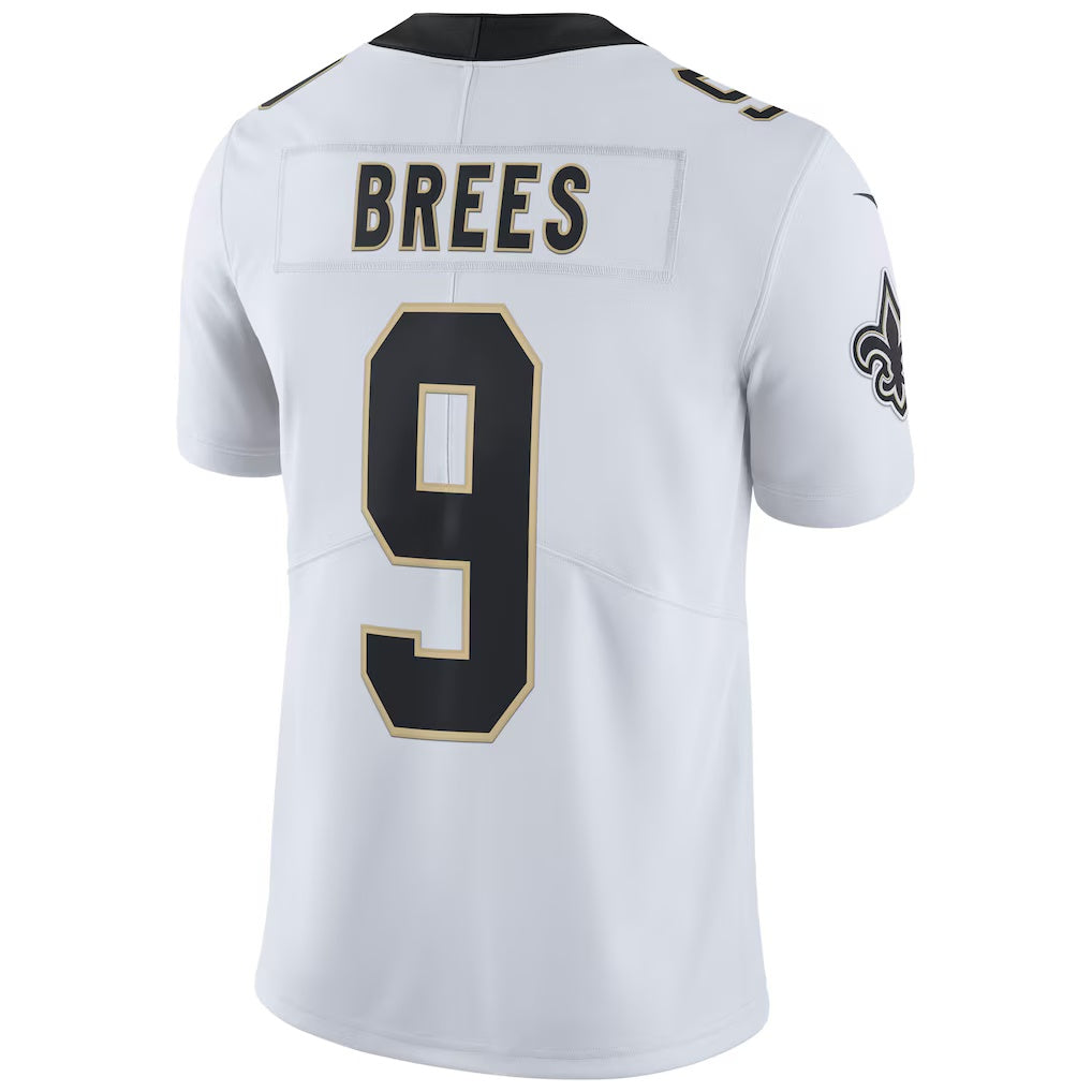Kooe NO.Saints #9 Drew Brees White Vapor Untouchable Limited Player Stitched Jerseys