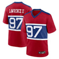 Kooe NY.Giants Secondary Throwback Alternate Jerseys - Red - #97 Dexter Lawrence II Player