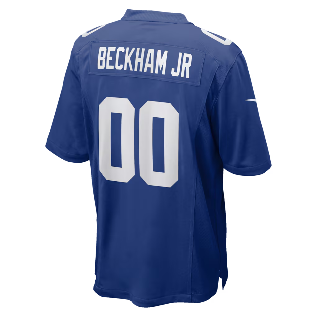 Kooe NY.Giants #00 Odell Beckham Jr. Royal Team Game Stitched Jerseys