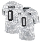 Kooe NY.Giants #0 Brian Burns Player Arctic Camo Salute To Service Limited Game Stitched Jerseys