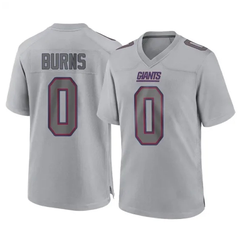 Kooe NY.Giants #0 Brian Burns Player Gray Atmosphere Fashion Limited Game Stitched Jerseys