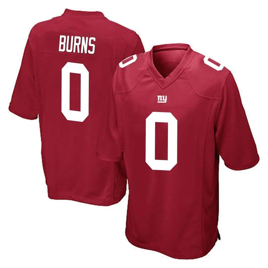 Kooe NY.Giants #0 Brian Burns Player Red Home Game Stitched Jerseys