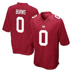 Kooe NY.Giants #0 Brian Burns Player Red Home Game Stitched Jerseys