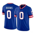 Kooe NY.Giants #0 Brian Burns Player Royal Vapor Limited Stitched Jerseys