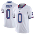 Kooe NY.Giants #0 Brian Burns Player White Color Rush Home Game Stitched Jerseys