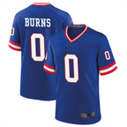 Kooe NY.Giants #0 Brian Burns Royal Classic Game Player Jersey American Stitched Jerseys