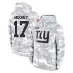 Kooe NY.Giants #17 Darnell Mooney Player Arctic Camo Salute to Service Pullover Hoodies Limited Game Stitched Jerseys