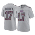 Kooe NY.Giants #17 Darnell Mooney Player Gray Atmosphere Fashion Limited Game Stitched Jerseys