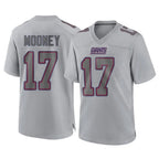 Kooe NY.Giants #17 Darnell Mooney Player Gray Atmosphere Fashion Limited Game Stitched Jerseys