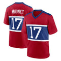 Kooe NY.Giants #17 Darnell Mooney Player Red Century Home Game Stitched Jerseys
