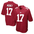 Kooe NY.Giants #17 Darnell Mooney Player Red Home Game Stitched Jerseys