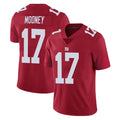 Kooe NY.Giants #17 Darnell Mooney Player Red Limited Vapor Untouchable Home Game Stitched Jerseys