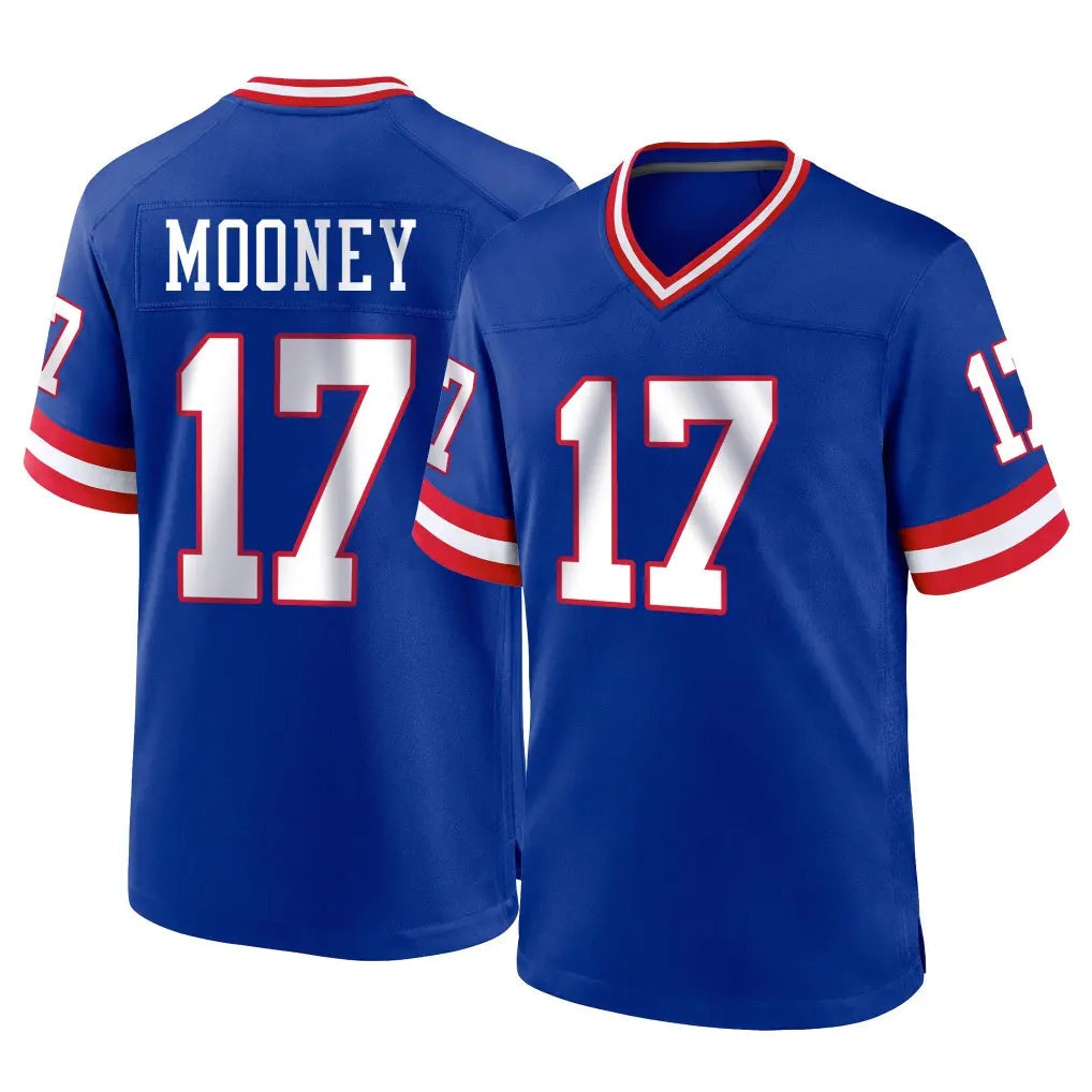 Kooe NY.Giants #17 Darnell Mooney Player Royal Classic Home Game Stitched Jerseys