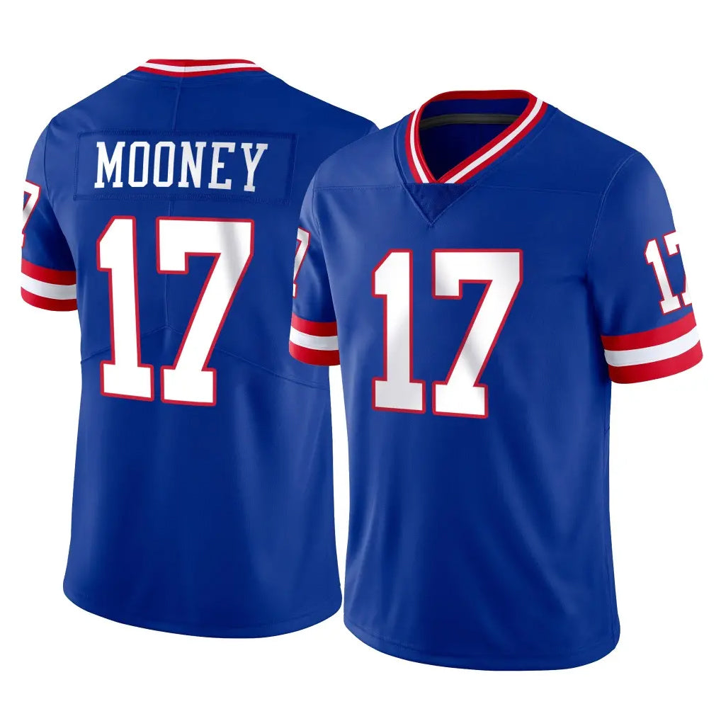Kooe NY.Giants #17 Darnell Mooney Player Royal Classic Vapor Home Game Stitched Jerseys