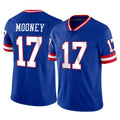 Kooe NY.Giants #17 Darnell Mooney Player Royal Classic Vapor Home Game Stitched Jerseys
