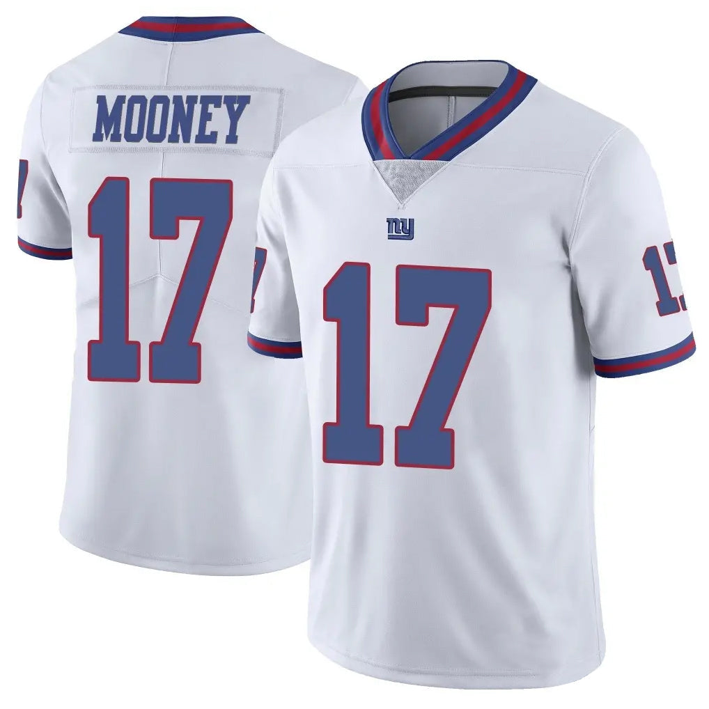Kooe NY.Giants #17 Darnell Mooney Player White Color Rush Home Game Stitched Jerseys