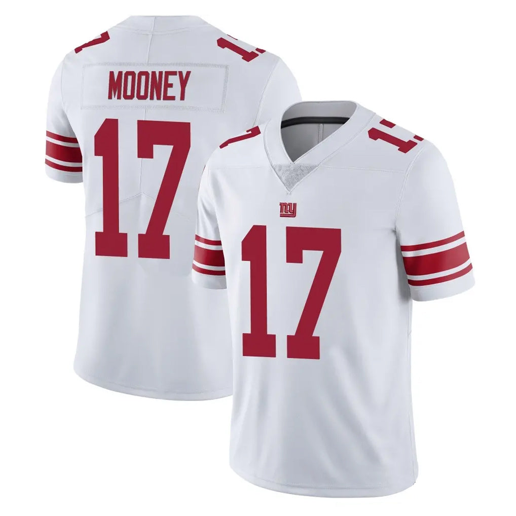 Kooe NY.Giants #17 Darnell Mooney Player White Limited Vapor Untouchable Home Game Stitched Jerseys