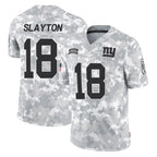 Kooe NY.Giants #18 Darius Slayton Player Arctic Camo Salute To Service Limited Game Stitched Jerseys