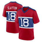 Kooe NY.Giants #18 Darius Slayton Player Red Century Home Game Stitched Jerseys