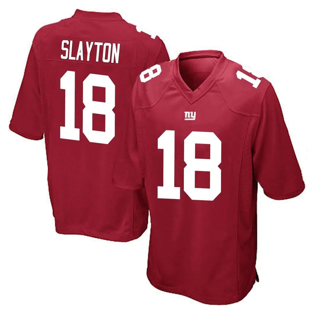 Kooe NY.Giants #18 Darius Slayton Player Red Home Game Stitched Jerseys