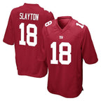 Kooe NY.Giants #18 Darius Slayton Player Red Home Game Stitched Jerseys