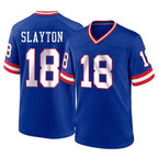 Kooe NY.Giants #18 Darius Slayton Player Royal Classic Home Game Stitched Jerseys