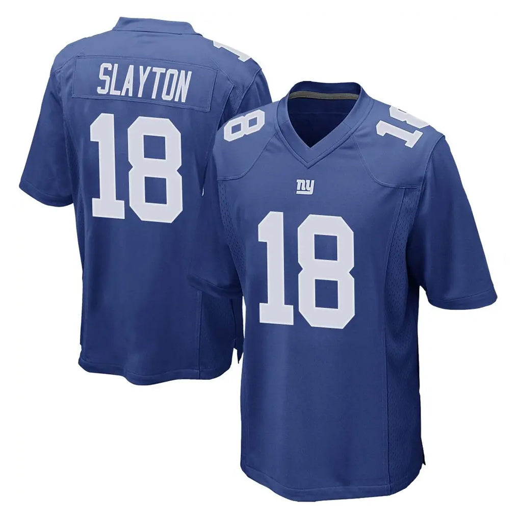 Kooe NY.Giants #18 Darius Slayton Player Royal Home Game Stitched Jerseys