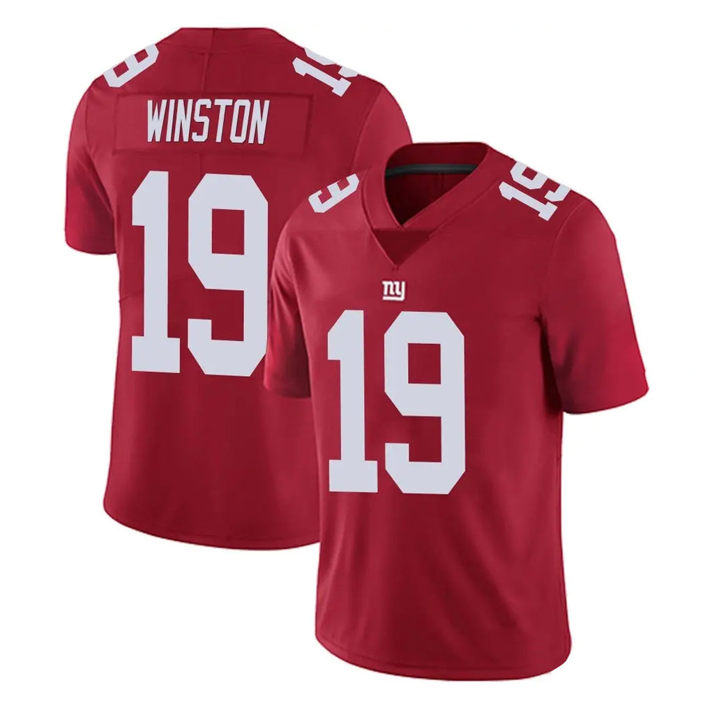 Kooe NY.Giants #19 Jameis Winston Player Red Limited Vapor Untouchable Home Game Stitched Jerseys