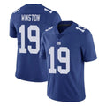 Kooe NY.Giants #19 Jameis Winston Player Royal Limited Vapor Untouchable Home Game Stitched Jerseys