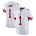 Kooe NY.Giants #1 Malik Nabers Player White Limited Vapor Untouchable Home Game Stitched Jerseys