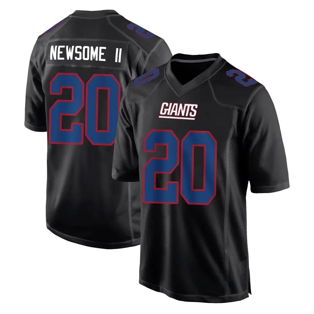 Kooe NY.Giants #20 Greg Newsome II Player Carbon Fashion Limited Home Game Stitched Jerseys