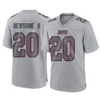 Kooe NY.Giants #20 Greg Newsome II Player Gray Atmosphere Fashion Limited Game Stitched Jerseys