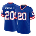 Kooe NY.Giants #20 Greg Newsome II Player Royal Classic Home Game Stitched Jerseys
