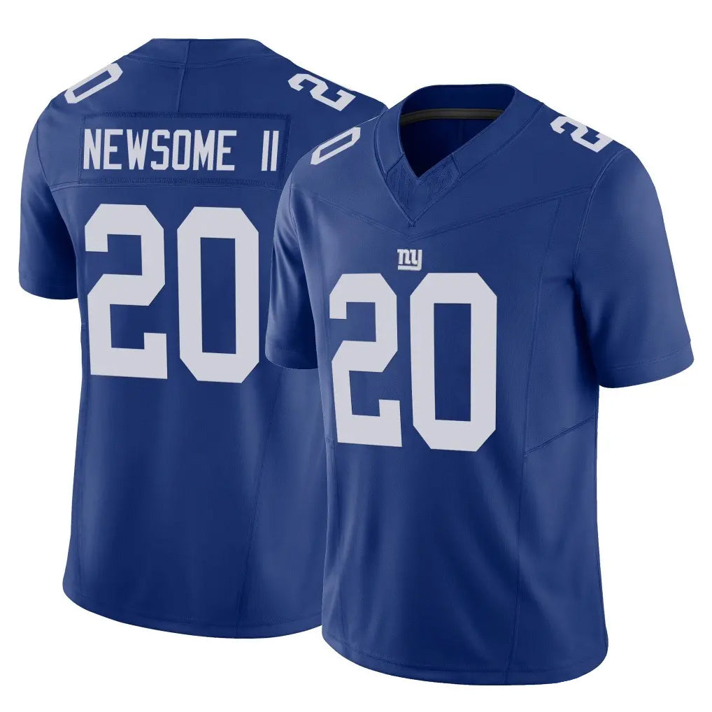 Kooe NY.Giants #20 Greg Newsome II Player Royal Limited Vapor F.U.S.E. Home Game Stitched Jerseys