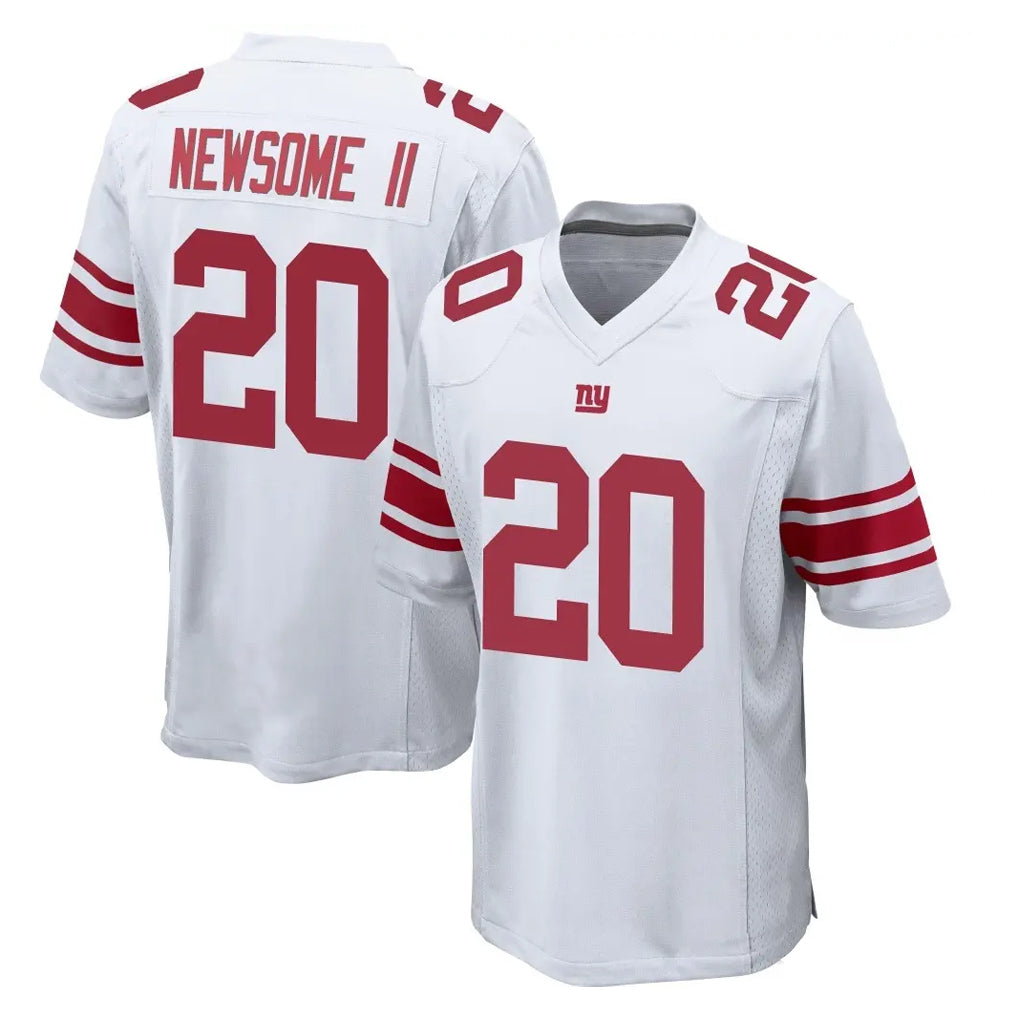 Kooe NY.Giants #20 Greg Newsome II Player White Home Game Stitched Jerseys