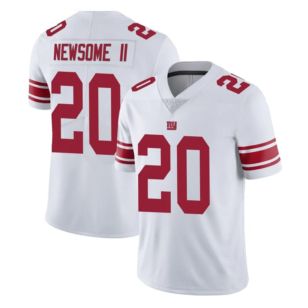Kooe NY.Giants #20 Greg Newsome II Player White Limited Vapor Untouchable Home Game Stitched Jerseys
