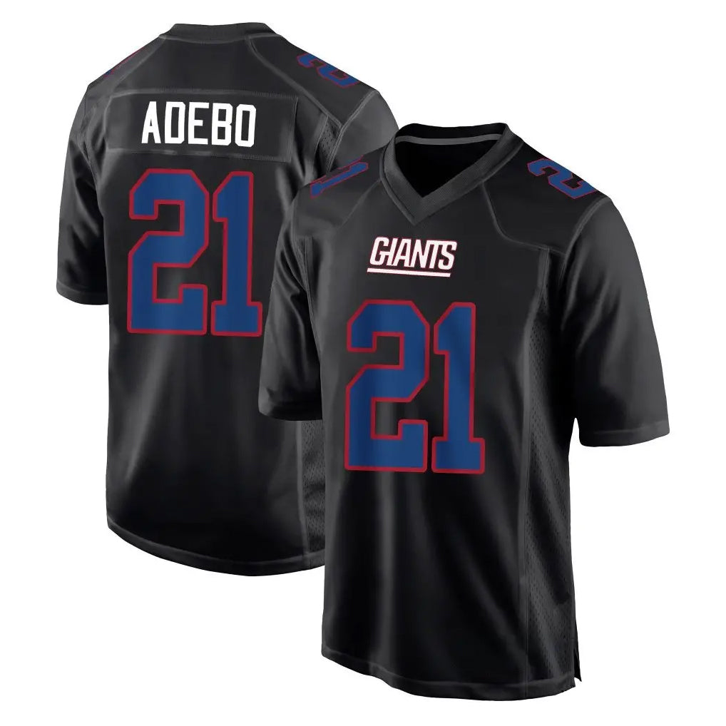Kooe NY.Giants #21 Paulson Adebo Player Carbon Fashion Limited Home Game Stitched Jerseys