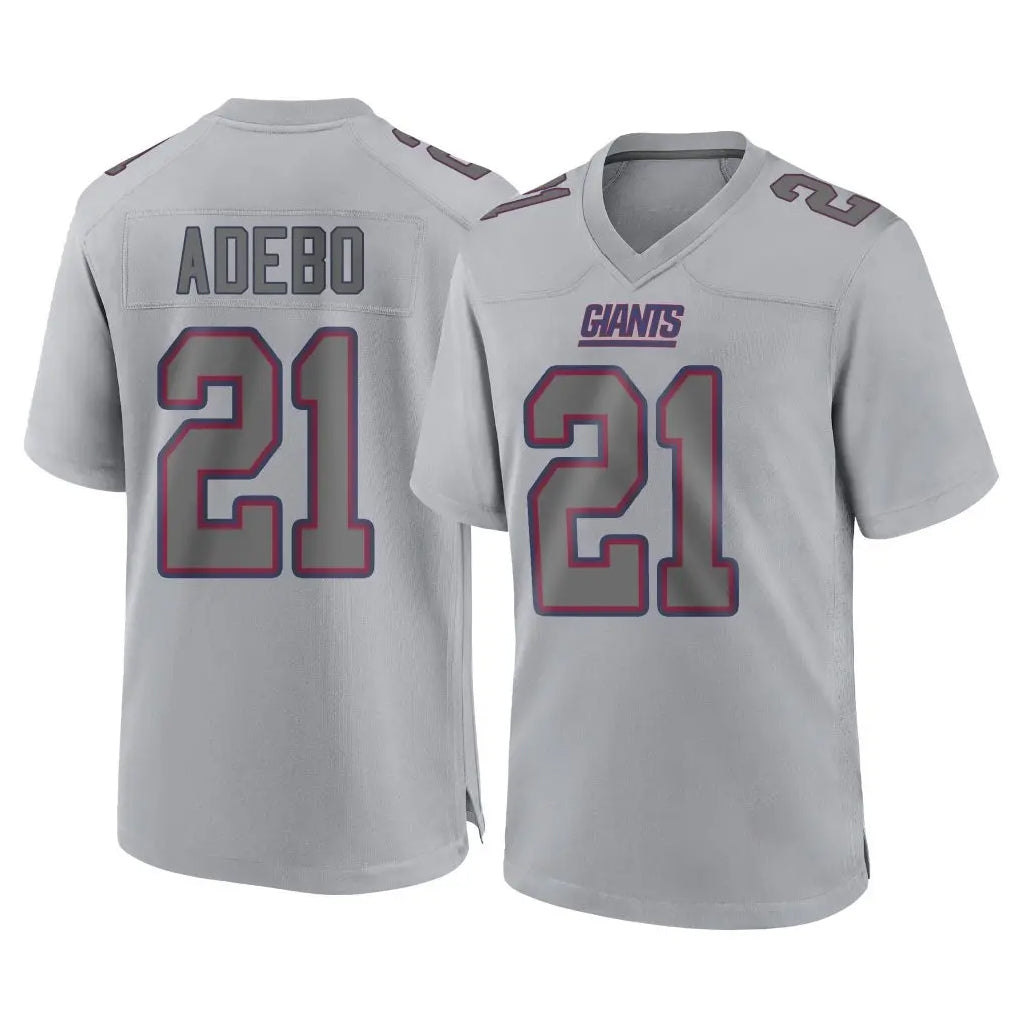 Kooe NY.Giants #21 Paulson Adebo Player Gray Atmosphere Fashion Limited Game Stitched Jerseys
