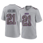 Kooe NY.Giants #21 Paulson Adebo Player Gray Atmosphere Fashion Limited Game Stitched Jerseys
