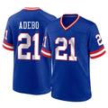 Kooe NY.Giants #21 Paulson Adebo Player Royal Classic Home Game Stitched Jerseys